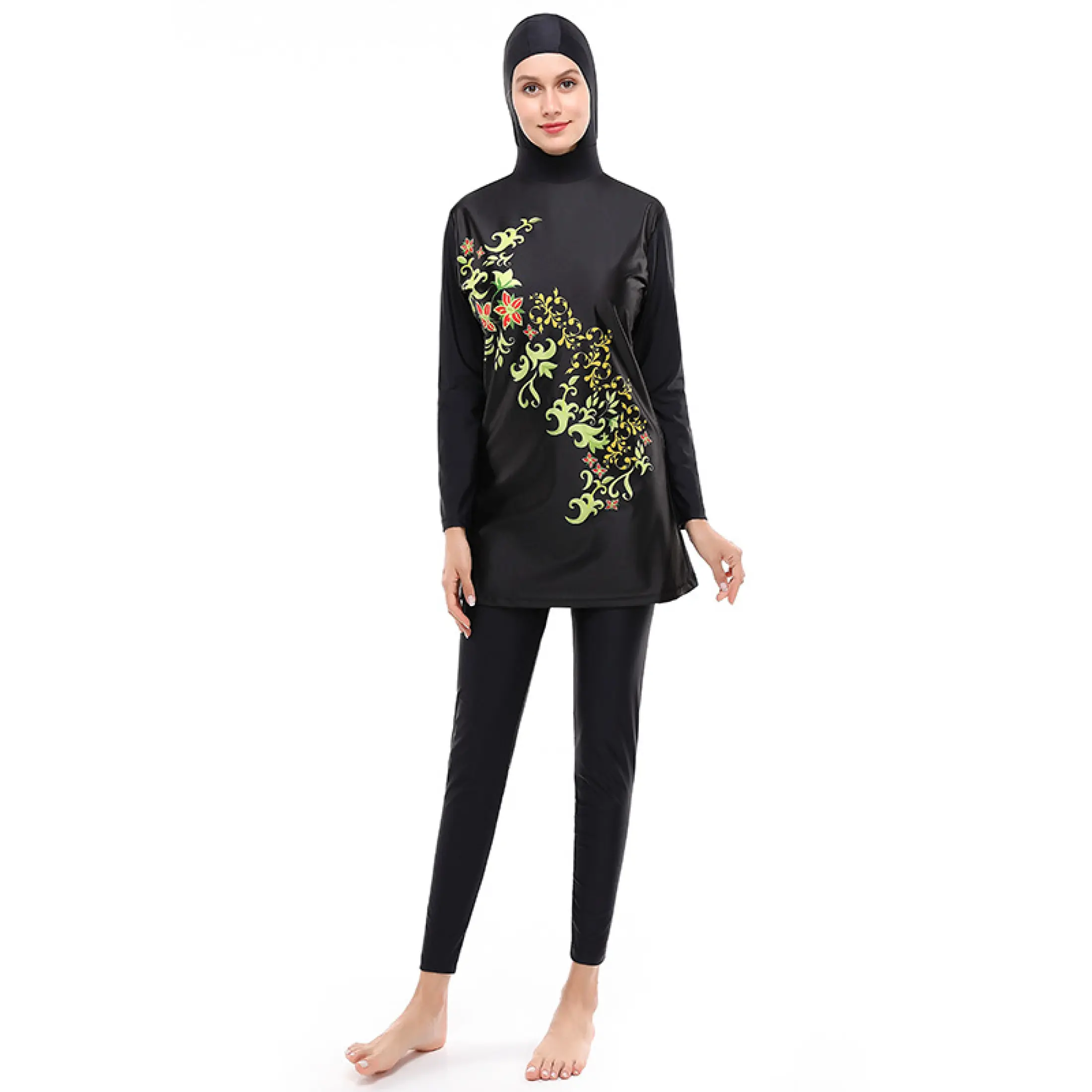 Women Muslim Swimwear Muslimah Swimming Suit Two Piece Baju Renang Muslimah Swimsuit Women Plus Size Bathing Suit Long Sleeve Lazada Singapore