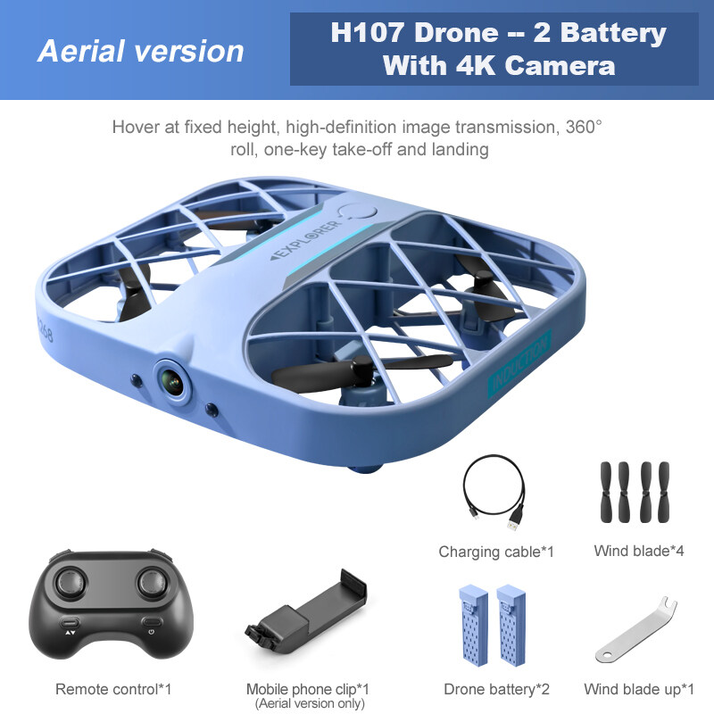 JJRC H107 RC Mini Grid Quadcopter Drone with 4K WIFI Camera 4CH ...