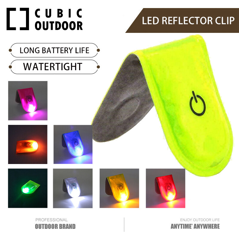 Ngoài trời Chạy đêm đèn cảnh báo an toàn Led kẹp nam châm sáng ánh sáng LED đa năng ve áo ánh sáng