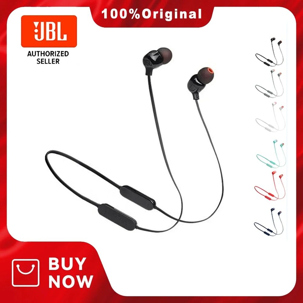 100% Ban Đầu JBL Tune125bt Cổ Gắn bluetooth không dây Tai Nghe Bán Trong Tai Cuộc Gọi chạy tập thể thao Tai nghe kèm micro