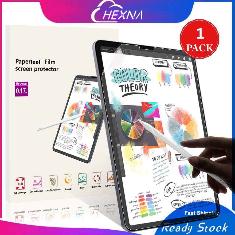 Hexna Paperlike Screen Protector For Samsung Tab S7 S7 + S3 3 A A6 A7 2020 S2 S5e S6 Lite P610 P620 