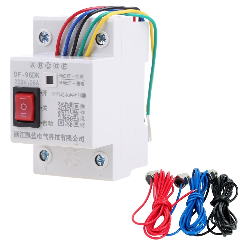 Df-96d điều khiển mực nước tự động, đầu dò cảm biến 3m công tắc phát hiện mức chất lỏng bể bơm nước