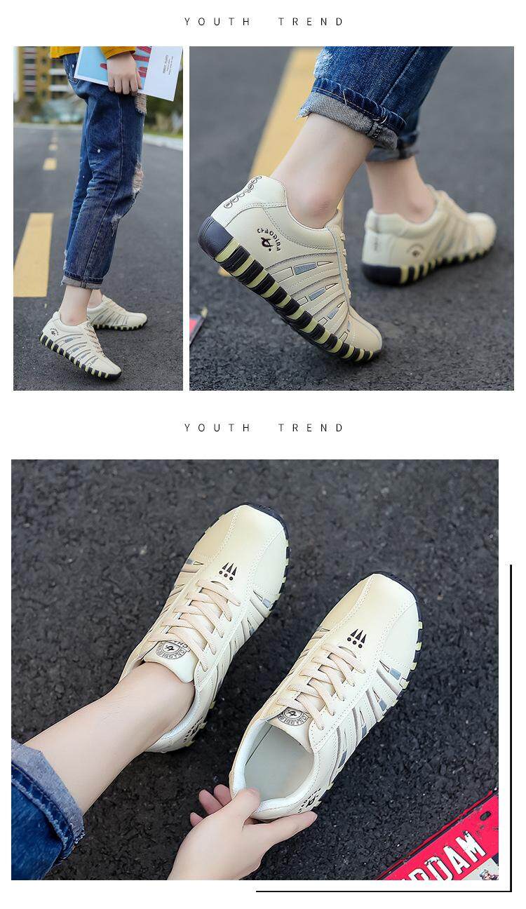 48H Giày nữ Hàn Quốc chất liệu da mềm ôm chân nhẹ, kiểu dáng trẻ trung