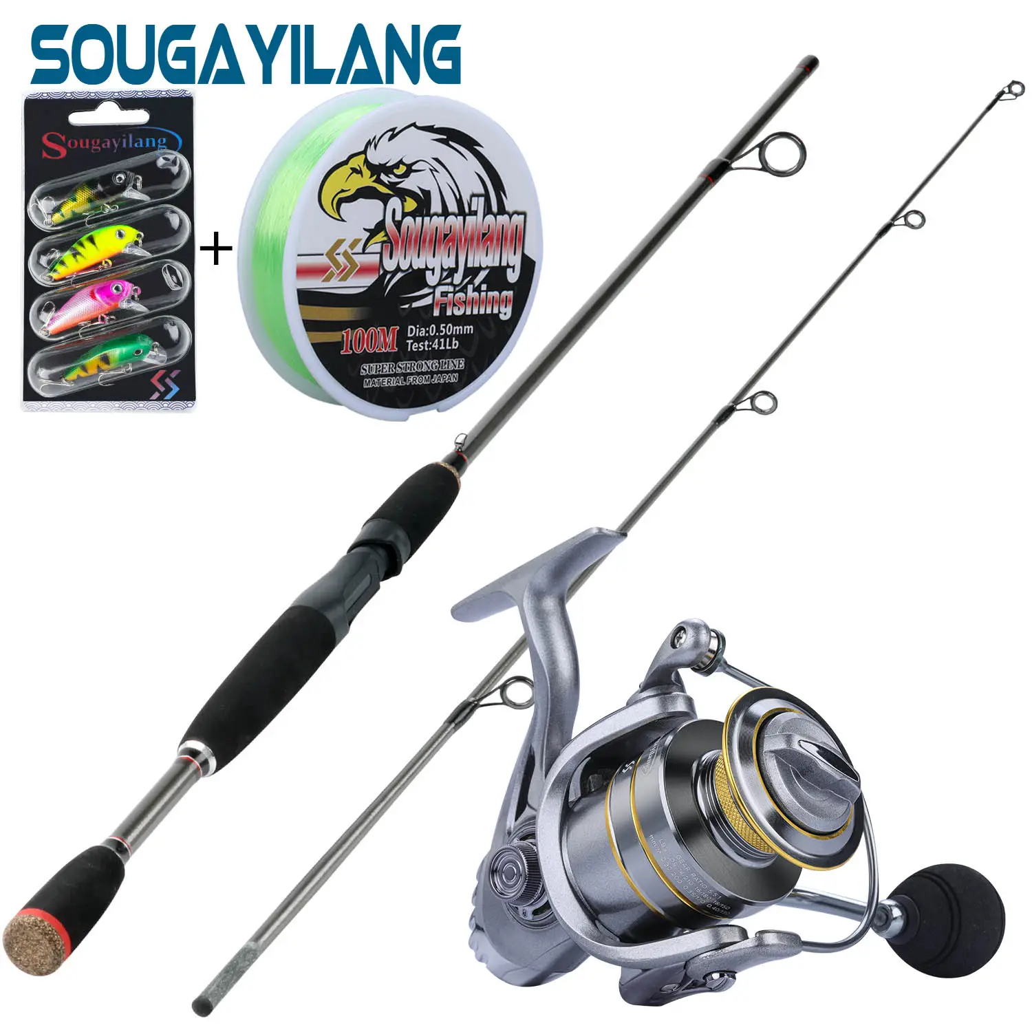 spinning rod and reel set