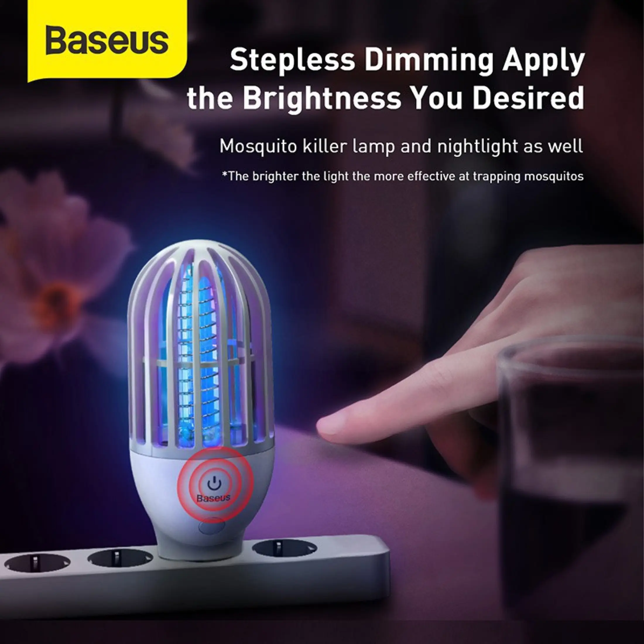 Baseus Linlon Outlet Mosquito Lamp EU Plug buy online best price in pakistan