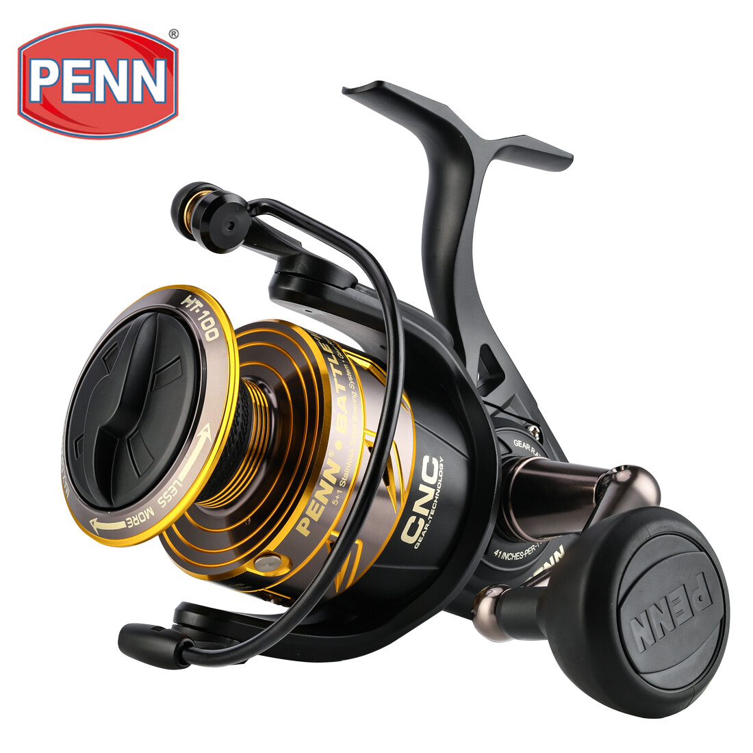 PENN Battle III BTL 3000DX 6000DX 8000 8000HS 10000 Full Metal Body Spinning Fishing Reel 5+1BB HT-100 Carbon Fiber Drag System Saltwater Reel ราคา 3,454 บาท*ส่งฟรี