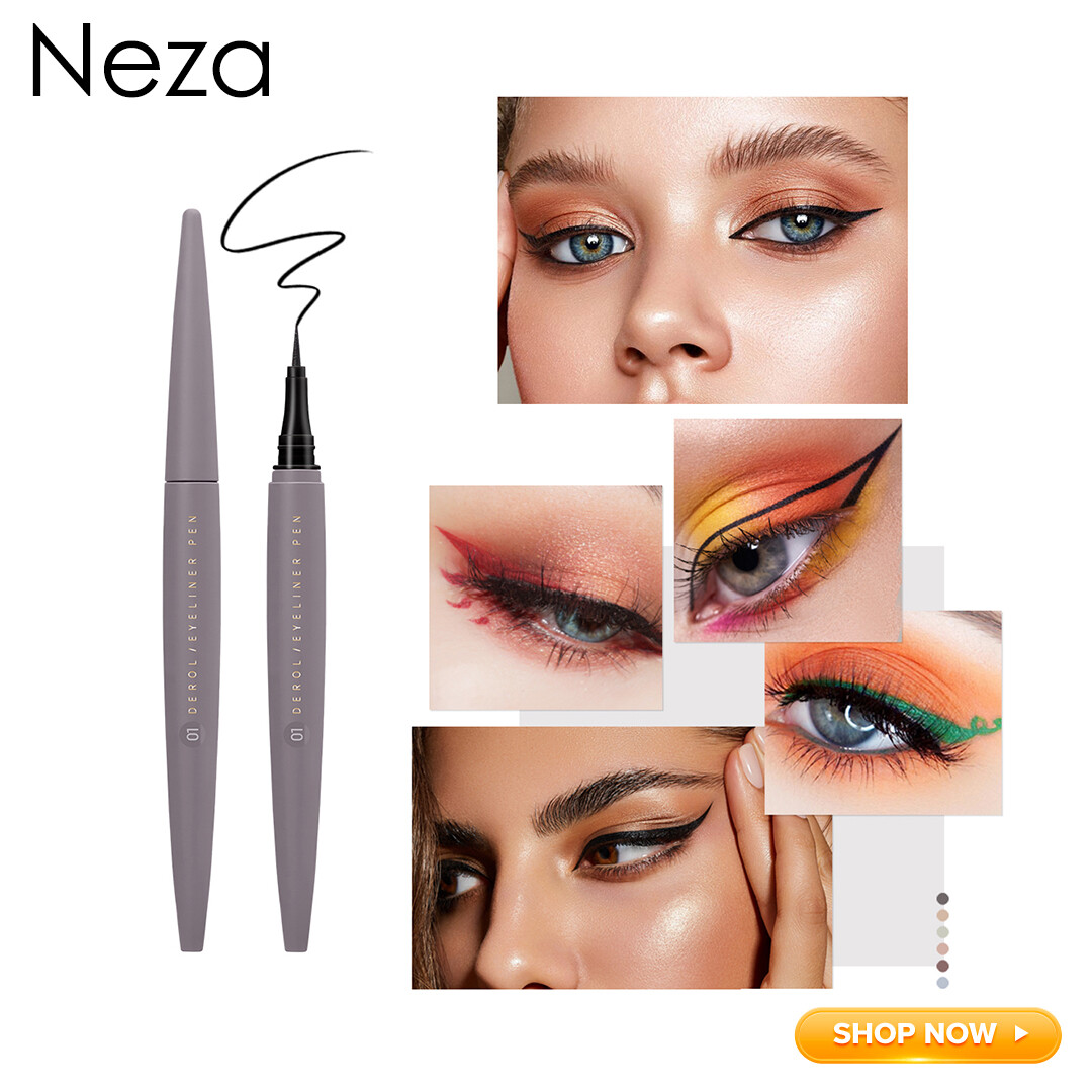 Gambar Neza Liquid color eyeliner waterproof party eye makeup long lasting color Liquid eye liners pen professional cosmetics
