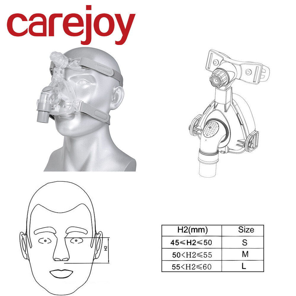 carejoy CPAP Mask CPAP Nasal Mask For Sleep Apnea Anti Snoring Treatment Solution With Free Adjustable Headgear ราคา 1,290 บาท*ส่งฟรี