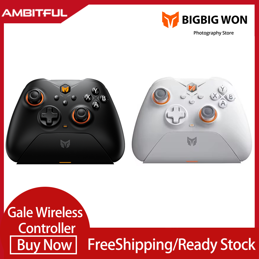 BIGBIG Won Gale Wireless Controller Hall Trigger Bluetooth Gaming Gamepad with Charging Dock for Switch PC iOS Android Win 10/11