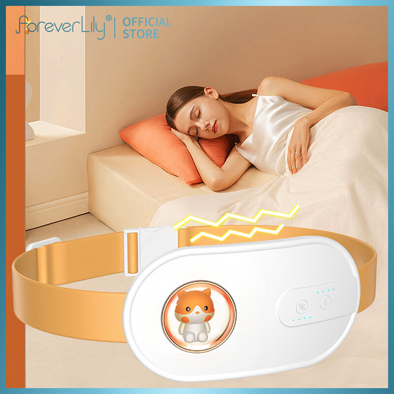 Gambar foreverlily Menstrual Heating Pad Intelligent Temperature Control 3S Fast Heating Warming Belt