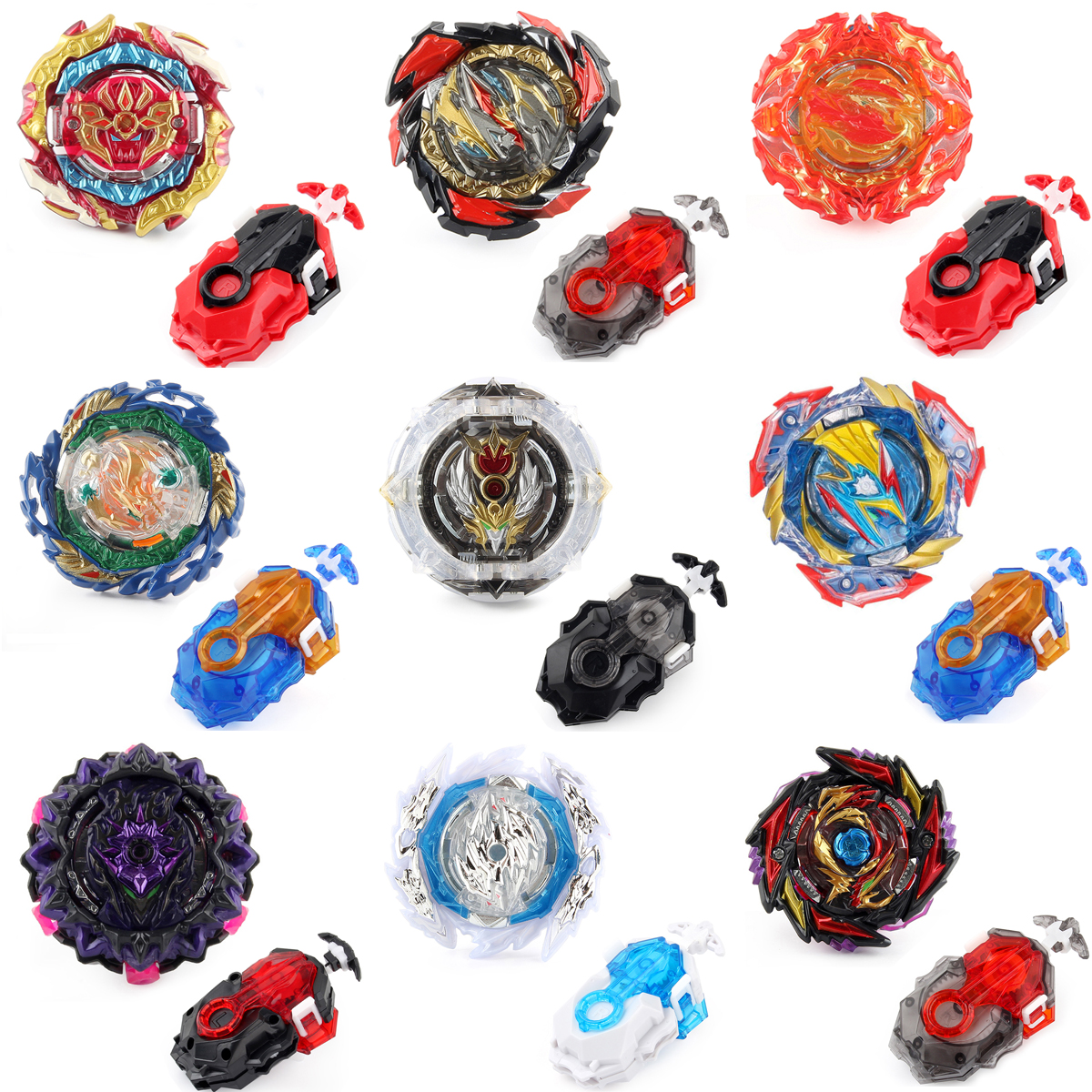 Con quay hồi chuyển Beyblade Burst đồ chơi quay trò chơi chiến đấu đầu với B-184 LR Launcher thiết lập cho trẻ em Quà tặng cho bé