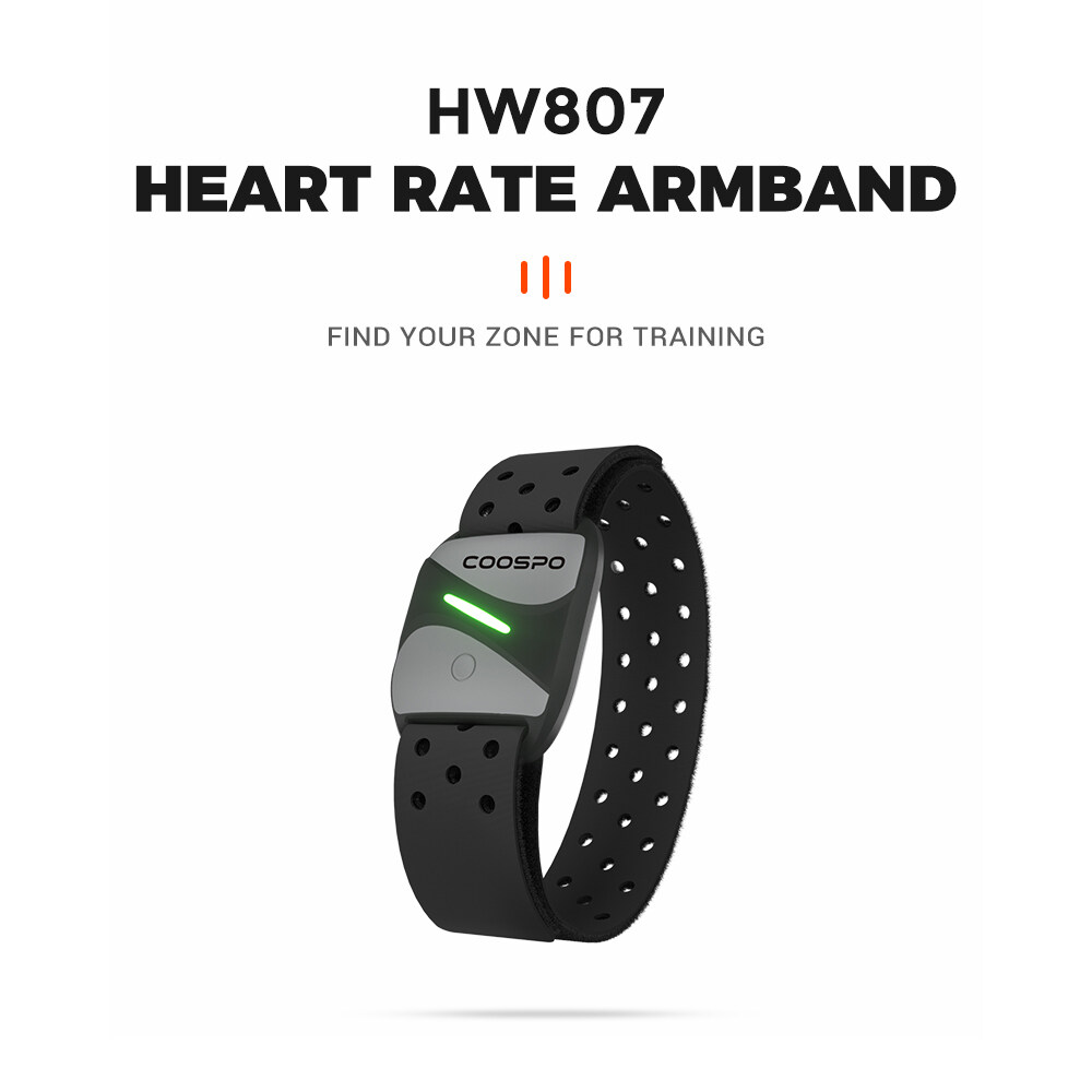 Coospo HW807 Arm Heart Rate Monitor Cycling ANT+ Bluetooth IP67 Waterproof