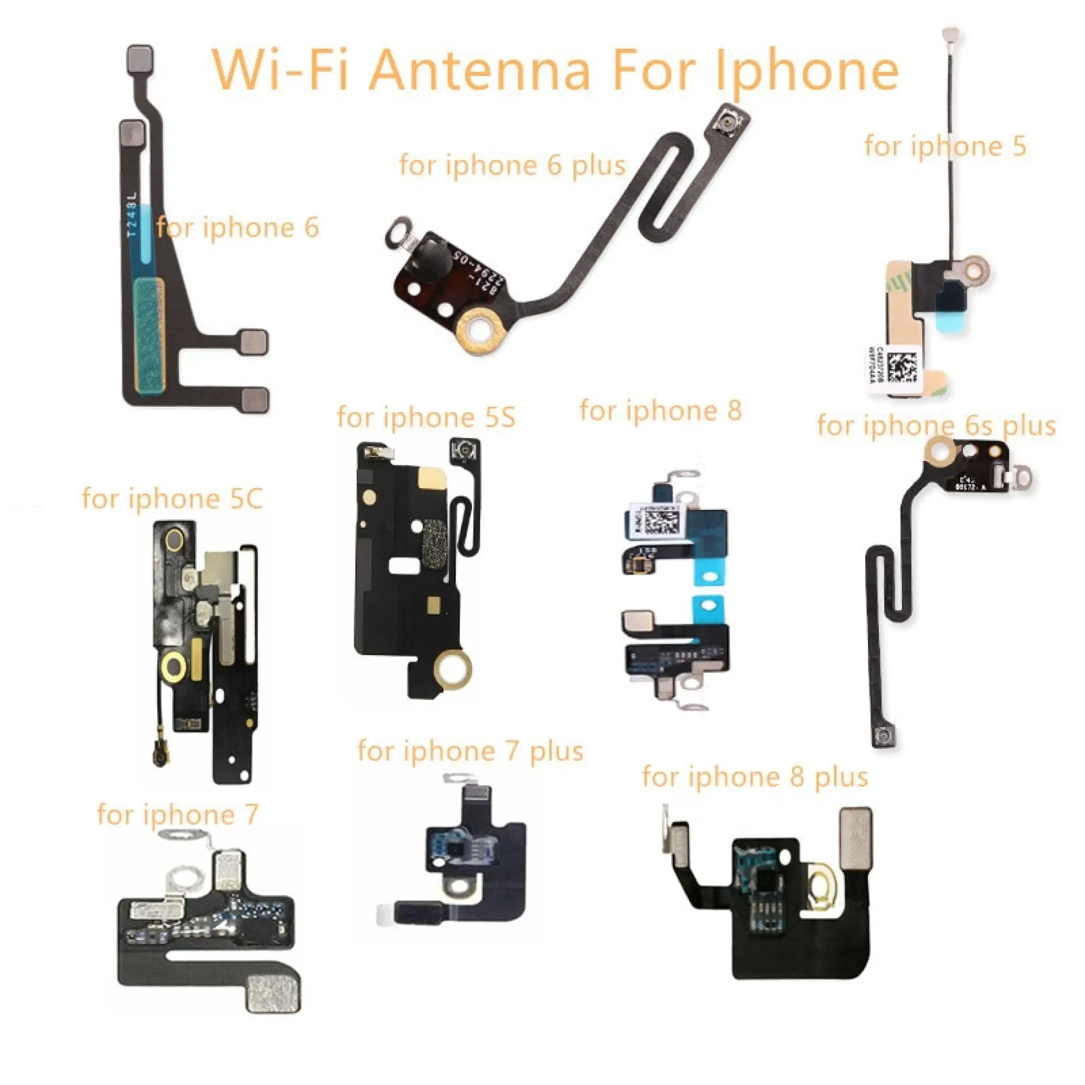 a Quality Wifi Antenna Signal Net Work Connector Flex Cable For Iphone 4 4s 5 5s 5c 6 6s 7 8 Plus X Wire Connector Flex Cable Lazada Ph