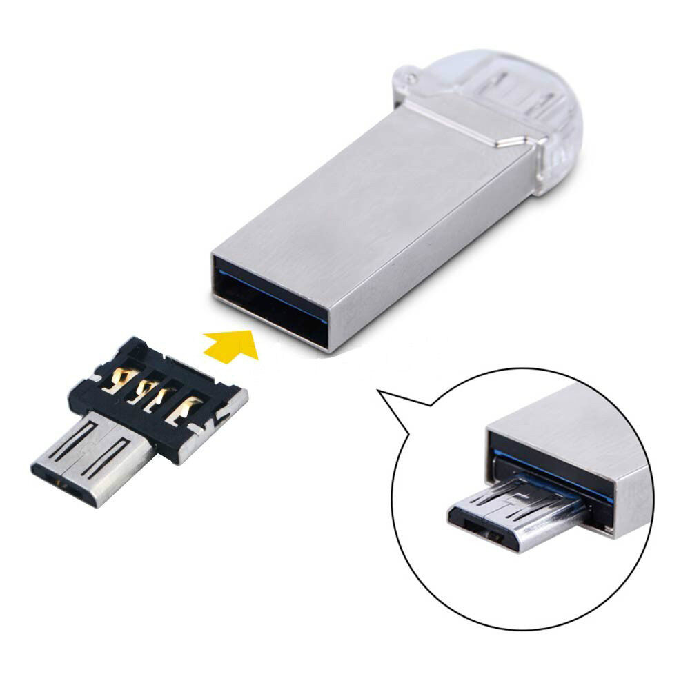 Bộ chuyển đổi otg usb sang micro usb di động 2 chiếc bộ chuyển đổi máy tính bảng điện thoại android cho điện thoại máy tính bảng có chức năng otg