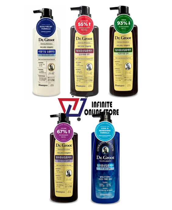 Gambar Dr. Groot Shampoo (Hair Loss Control   Oily Scalp   Damaged Hair   Thin Hair   Anti dandruff   Cooling Solution) (400ml)