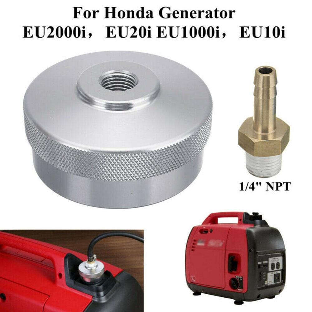 Aluminum Extended Run Gas Cap Adapter for Honda Generator EU20i EU1000i EU10i 