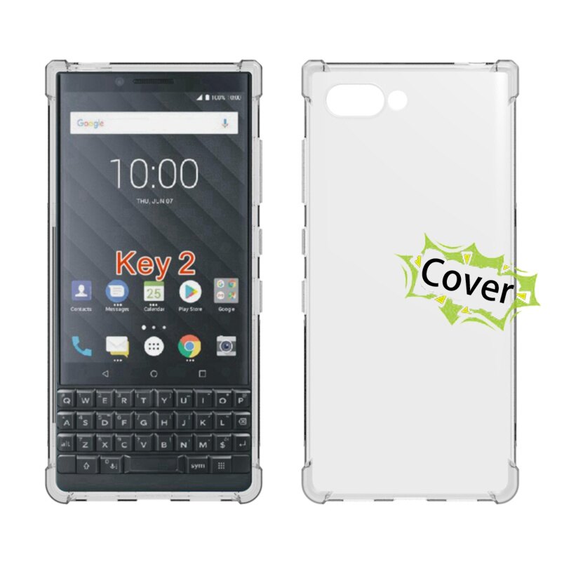 Blackberry Keyone Key2 Tpu Silicone Shockproof Case With Airbag