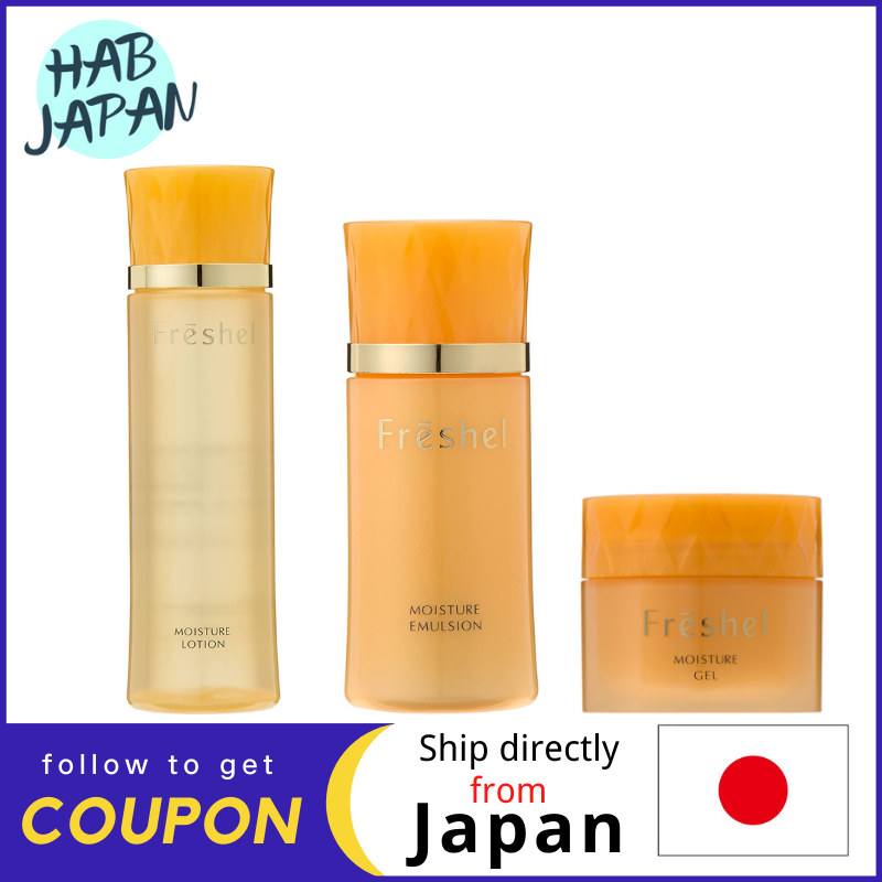 Gambar Kanebo Freshel  moistSkin Care Lotion200mL  Emulsion 130mL  Moisturizing gel cream80g?Ship directly from Japan?