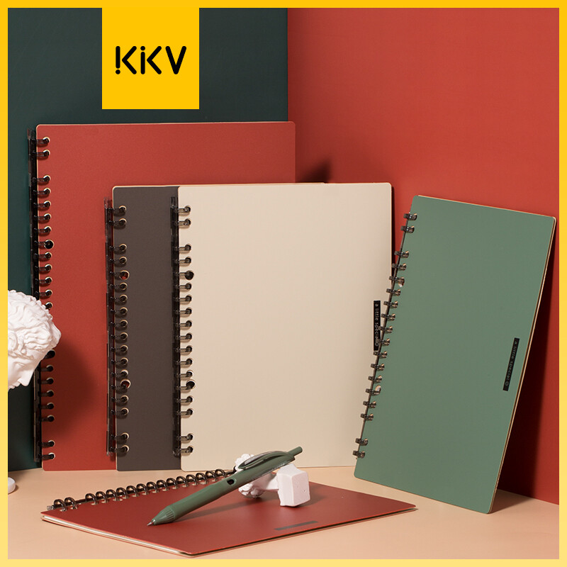 Kkv - kokuyo sổ lá rời siêu mỏng nguyên chất mới wsg-rusp51ds một mét b5/20 trang màu nâu đậm