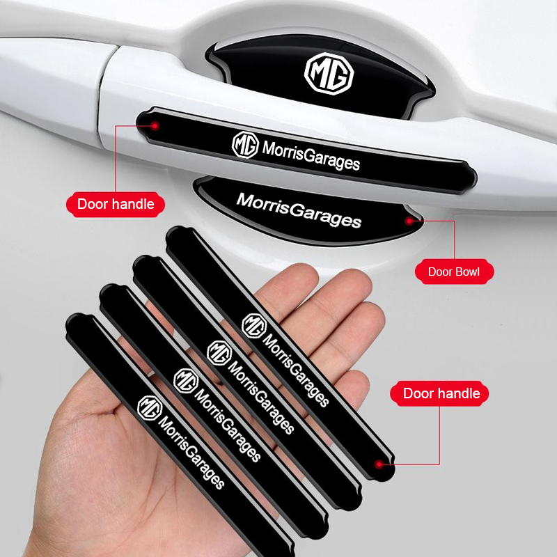 Car Door Handle Bowl Stickers Anti-collision Protector For MG ZS EV EP PLUS HS ZS MG5 EXTENDER MG6 RX5