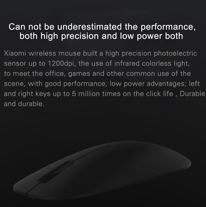 Original Xiaomi Mi Wireless Mouse Portable Mice Remote Wireless Optical Bluetooth 4.0 RF 2.4GHz Dual Mode Mini Mouse For Windows (2)