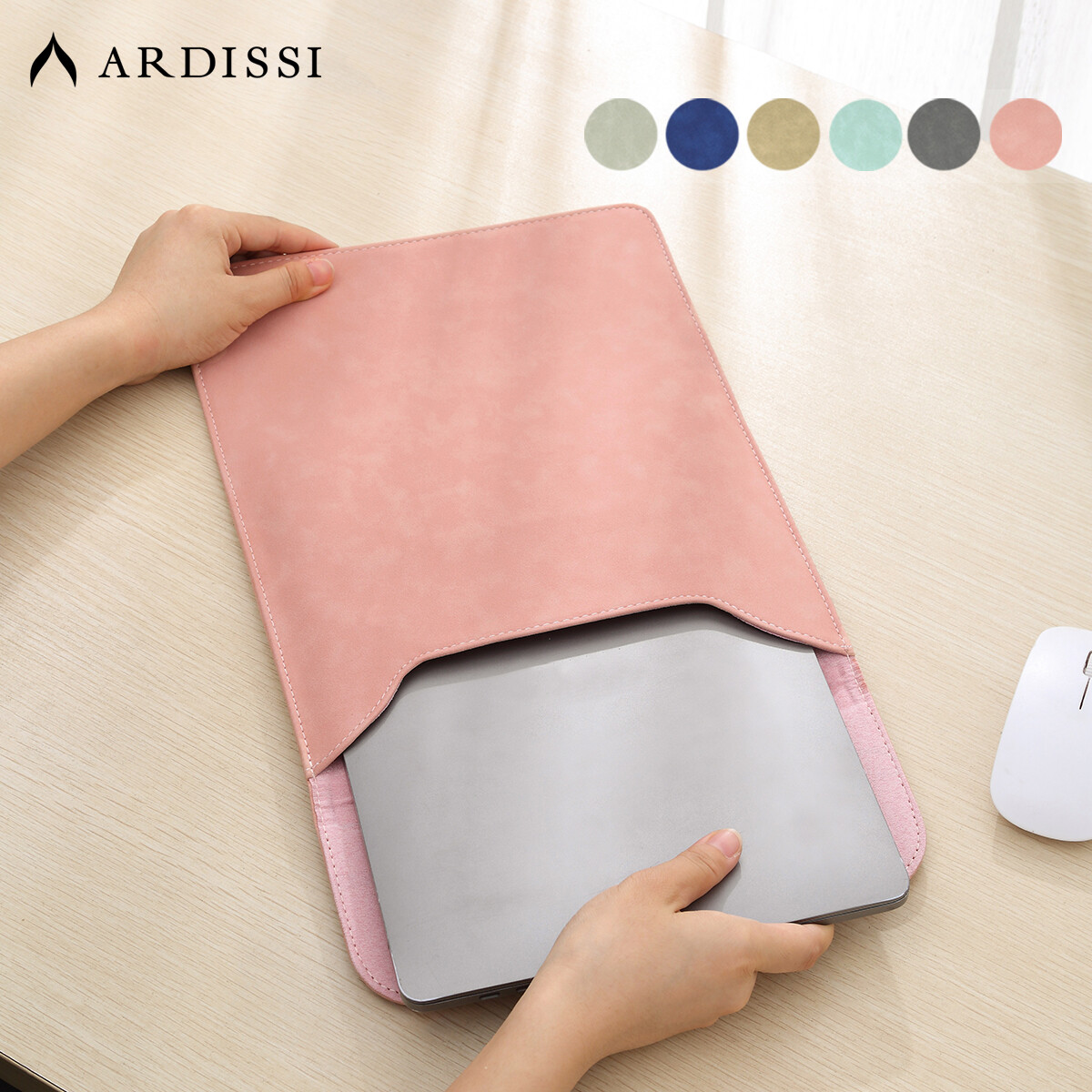  ARDISSI Túi đựng cho Apple MacBook Air M1 M2 11 12 9 13.3 Inch Pro 13 14 15 6 16 PU Da Bảo Vệ Bọc Sạc ốp lưng Phụ kiện Máy Tính Xách Tay to   Mac Book iPad Microsoft Surface Laptop Go 2 3 4 Huawei MateBook D D14 D15 ChromeBook ASUS   case cover bag 