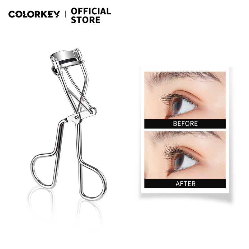 Gambar Colorkey 1pc Silver Makeup Eyelash Curler Beauty Tools Nature Eyelash Handle Curl Eye Lash Curler