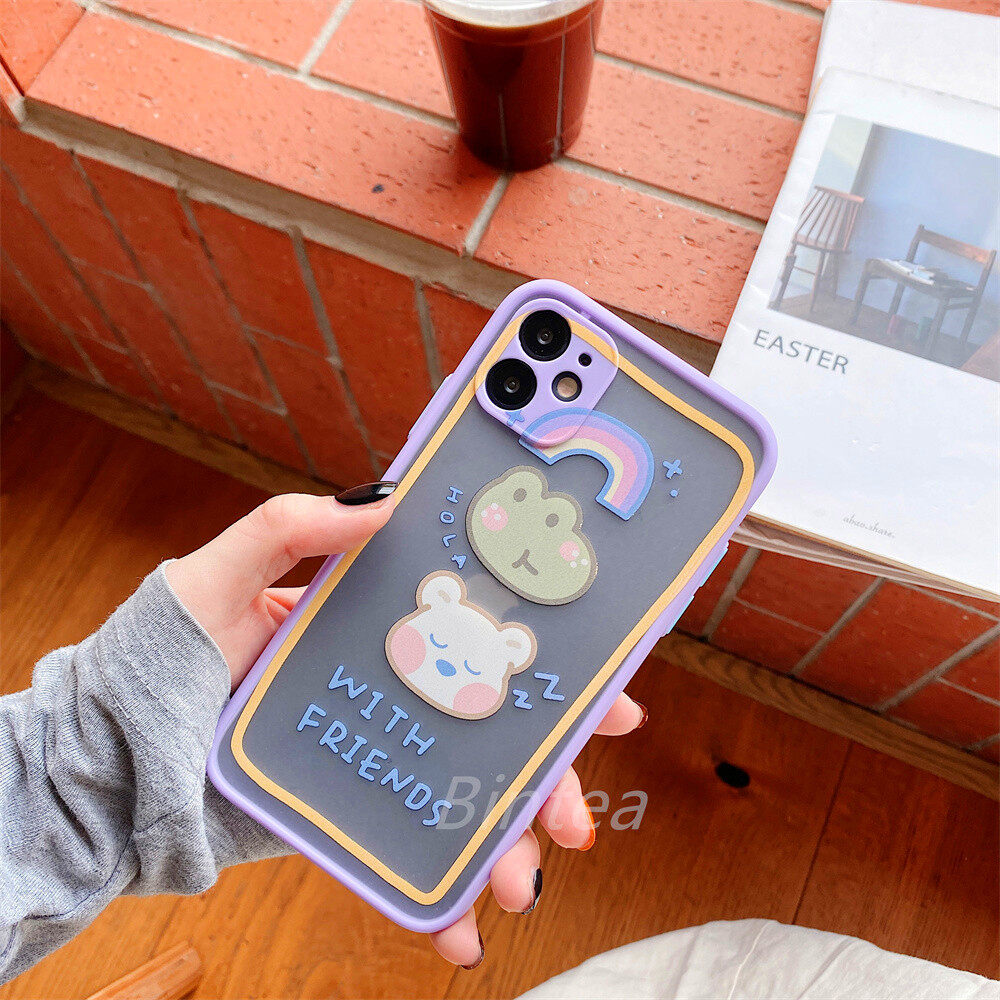 Cute Animal Case for Xiaomi Poco X3 Pro X3 NFC M3 Redmi Note 10 Pro Redmi  9T 9A 9C 8A Note 7 Note 8 Pro Note 9 Pro Note 9S Mi Note