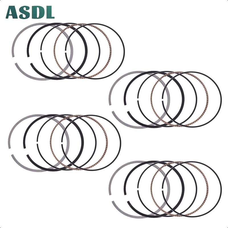 Asdl 1/4 bộ kích thước STD 71mm xe máy Piston nhẫn cho Kawasaki ZX-636 2002-2004