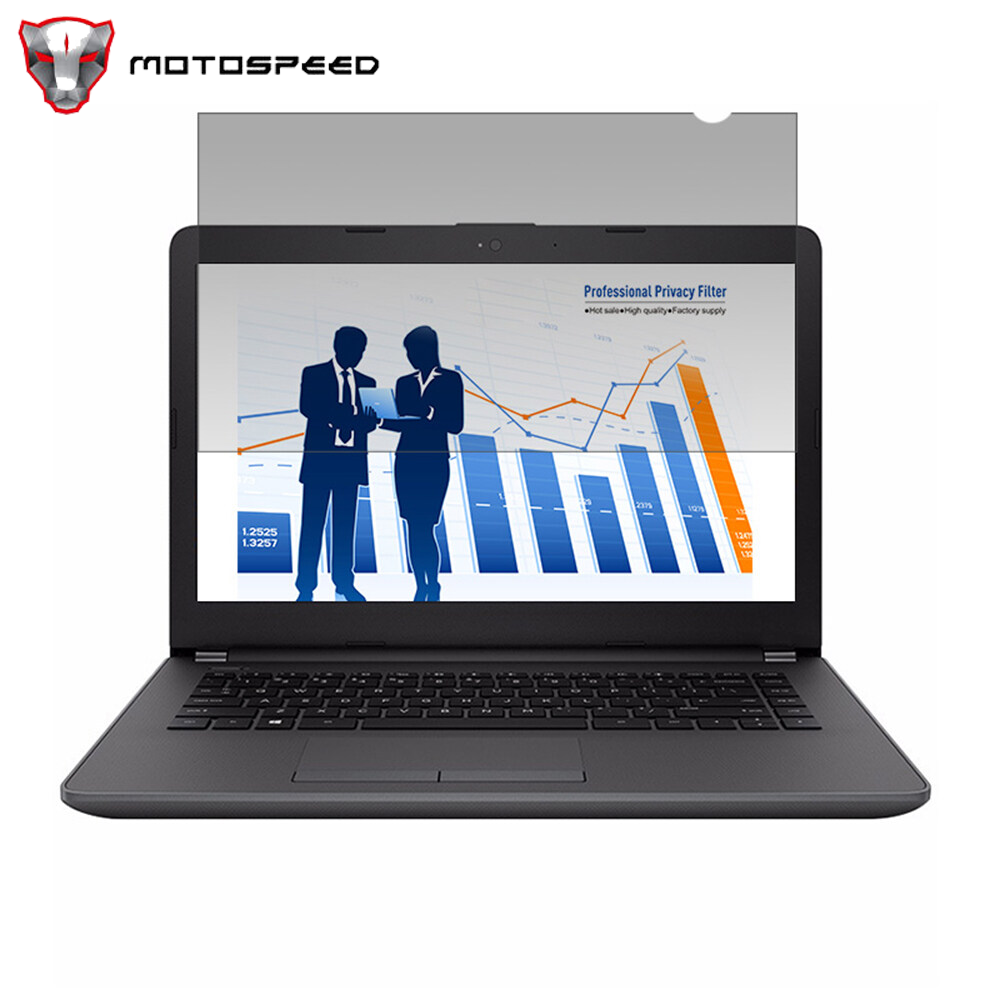 MOTOSPEED 344* 193.5mm Privacy Screen Filter Reversible High-transmittance 30° Invisible Anti-UV Anti-glare Film for 15.6'' Laptop with 16:9 Aspect Ratio