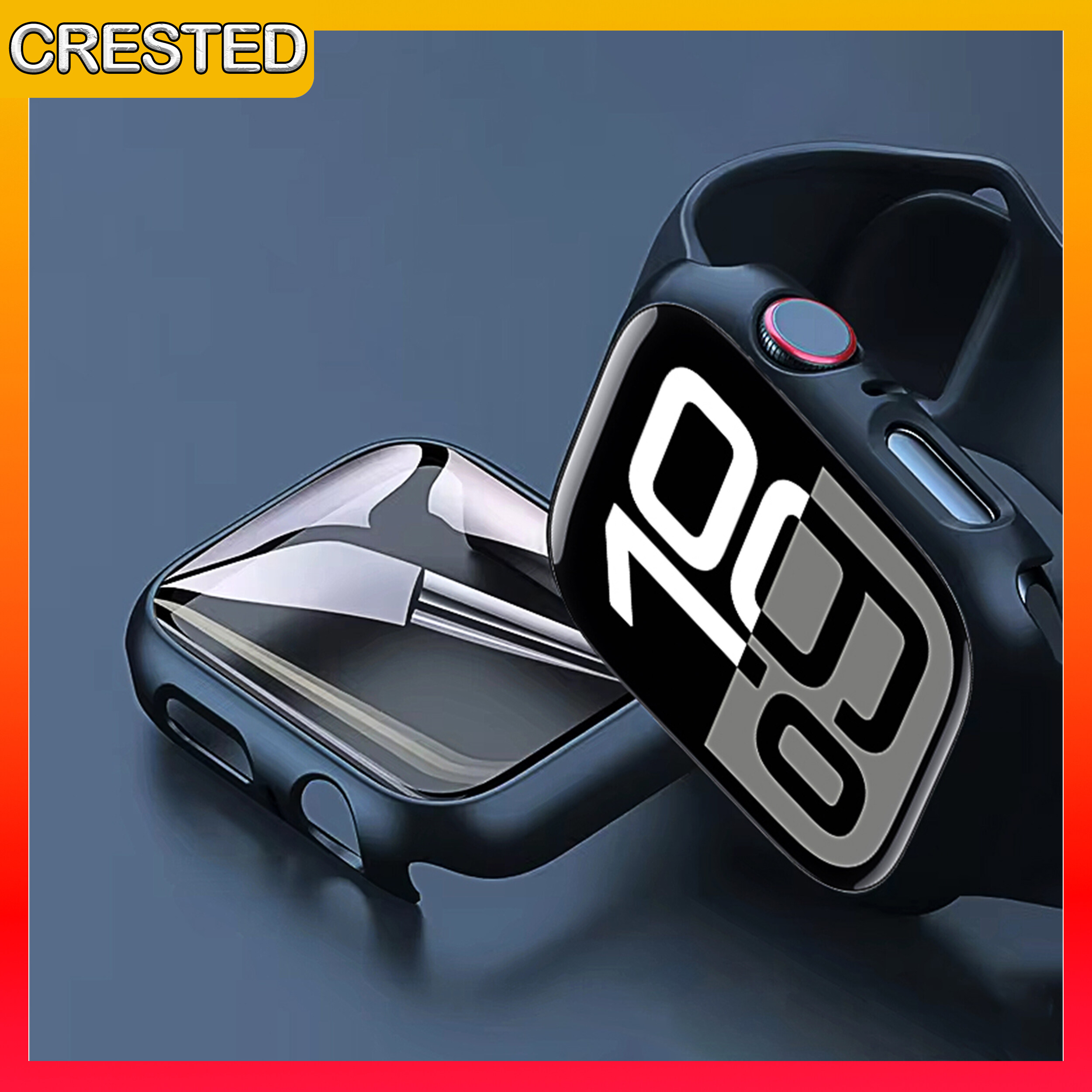 Dành cho ốp Smart Watch Ultra 3/2/1 kích thước 49mm 46mm 45mm 41mm 44mm 40mm 38mm, ốp nhựa bảo vệ với kính cường lực bảo vệ màn hình cho iWatch Series 11 10 9 8 7 6 5 4 3 2 1, iWatch Series SE3 SE2 SE Cover