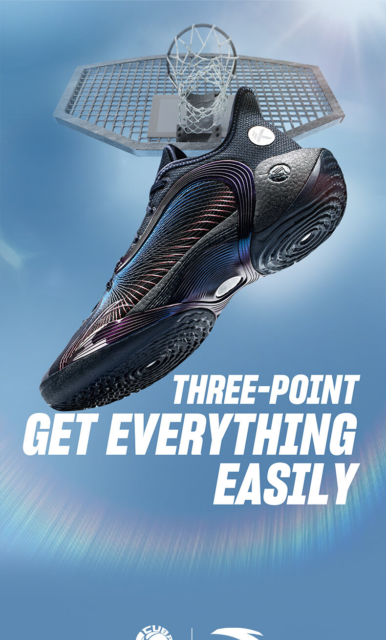 シューズ(男性用) Anta Three-point Rain 2 ANTA Three-Point Rain 2 'Shimmering Ocean'