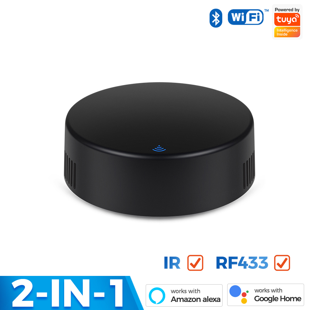 Voice Control Mobile Tuya APP Remote Smart Home WiFi IR + RF All in One Automation Learning Universal for Home TV Devices ราคา 428 บาท*ส่งฟรี
