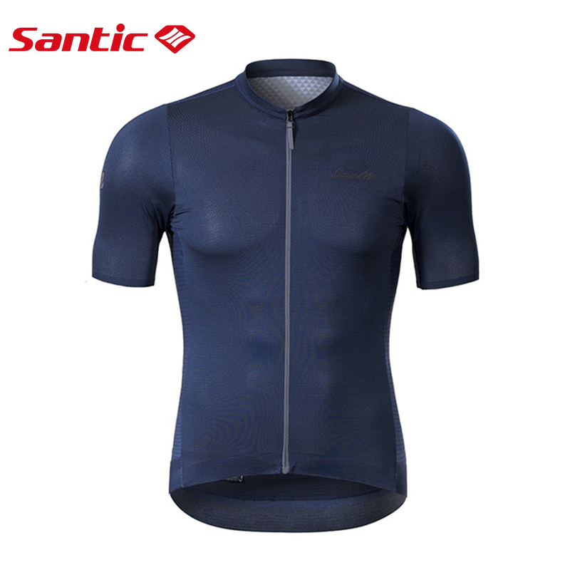 Santic xe đạp áo nam ngắn tay mùa hè đi xe đạp áo thể thao ngoài trời xe đạp mtb áo sơ mi xe đạp đường bộ mặc m9c02151