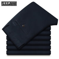 Jeep Spirit 1941 Estd กางเกงขายาวผ้าฝ้ายกางเกงทำงานวัยกลางคนสำหรับผู้ชาย