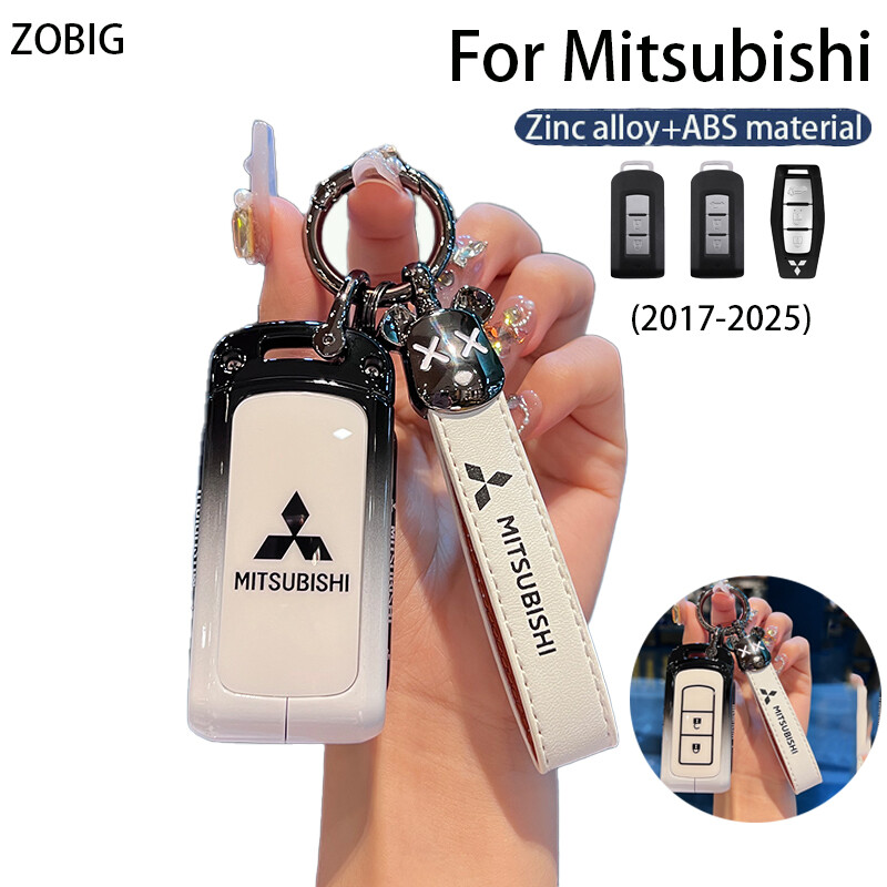ZOBIG NEW Gradient Key Fob Cover for Mitsubishi Car Key Case Shell with Keychain Fit For 2024 Mitsubishi Xpander Triton Pajero Sport Mirage Strada Outlander Eclipse Cross ASX Original key remote control ราคา 403 บาท*ส่งฟรี
