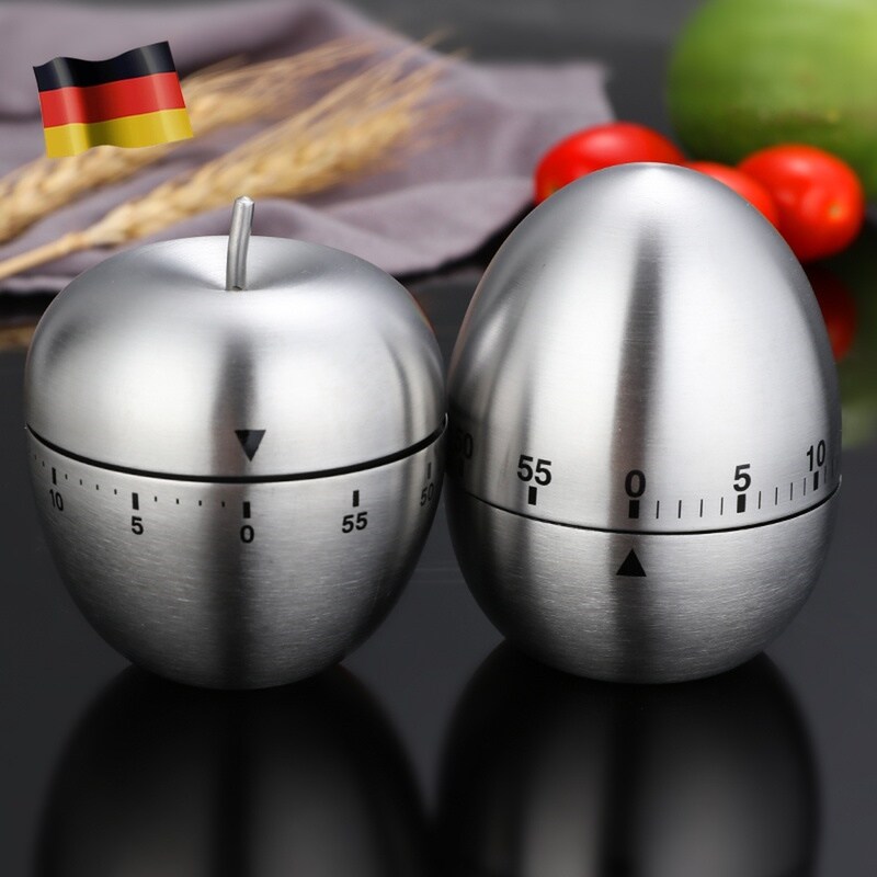 Gambar New flying saucer conical creative lovely kitchen stainless steel timer time management students mechanical time remind