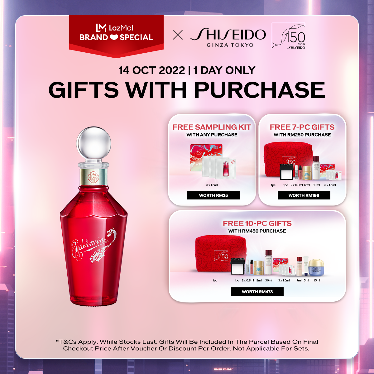 Gambar Limited Edition Shiseido 150th Anniversary Eudermine Revitalizing Essence 100ml