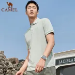 Cameljeans Men's Polo Shirt Summer New Sports Quick-drying Breathable Short-sleeved Lapel Top