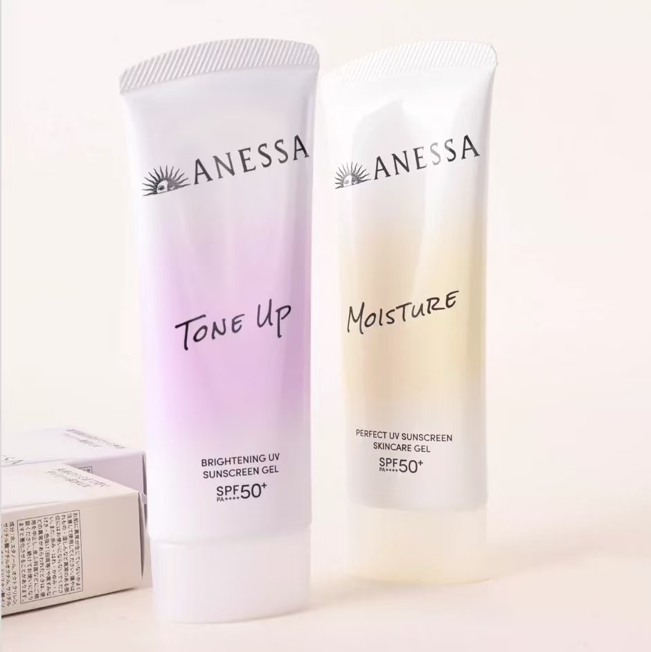 new product Anessa Perfect UV Sunscreen Tone Up Gel 90G/Moisture Sunscreen Gel 90g ราคา 1,008 บาท*ส่งฟรี
