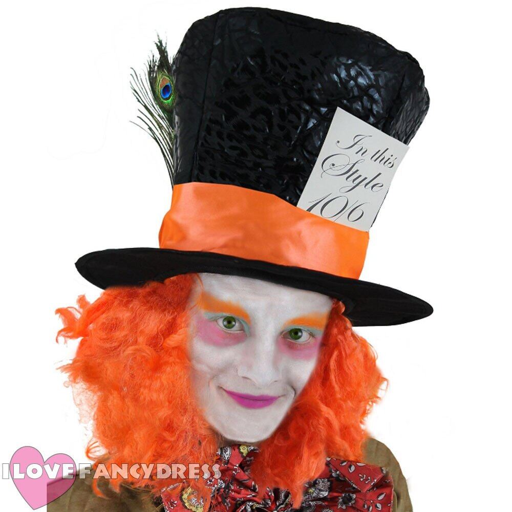 MAD HATTER TOP HAT ALICE ADVENTURES 