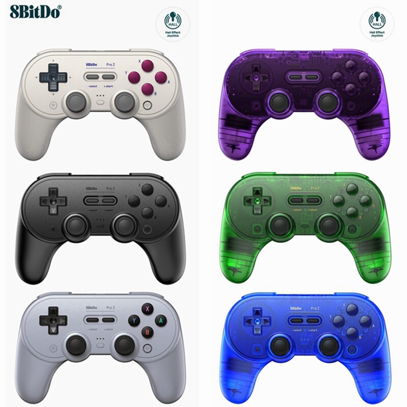 Bộ điều khiển bluetooth 8bitdo pro 2 chính hãng colorways pro 2 mới. more pro. tay cầm chơi game cơ không dây nắp rocker phiên bản đặc biệt miễn phí kèm cần điều khiển cho nintendo switch windows pc macos android ios raspberry pi tay cầm chơi game hơi nướ