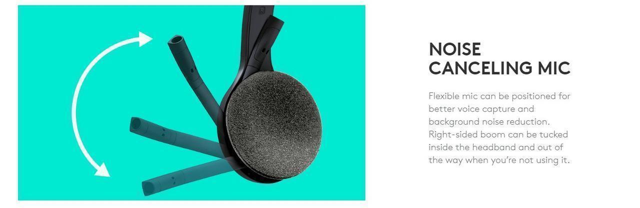 Logitech H600 Wireless 2.4GHz Headset with Noise Canceling Mic Foldable 13 31b2c87e2f874bf3e37dc219fde13090