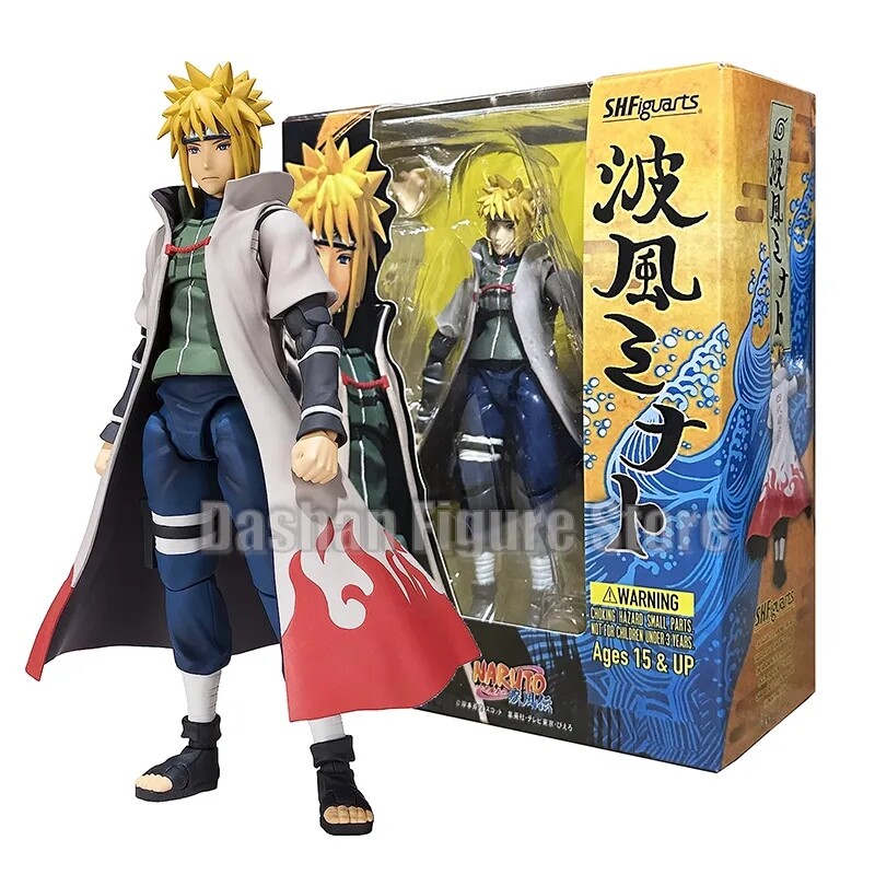 Shf Naruto Shippuden con số yondaime Hokage namikaze Minato Mô hình nhân vật Bộ sưu tập nhựa PVC Hatake Kakashi mô hình di chuyển được đồ chơi Quà tặng