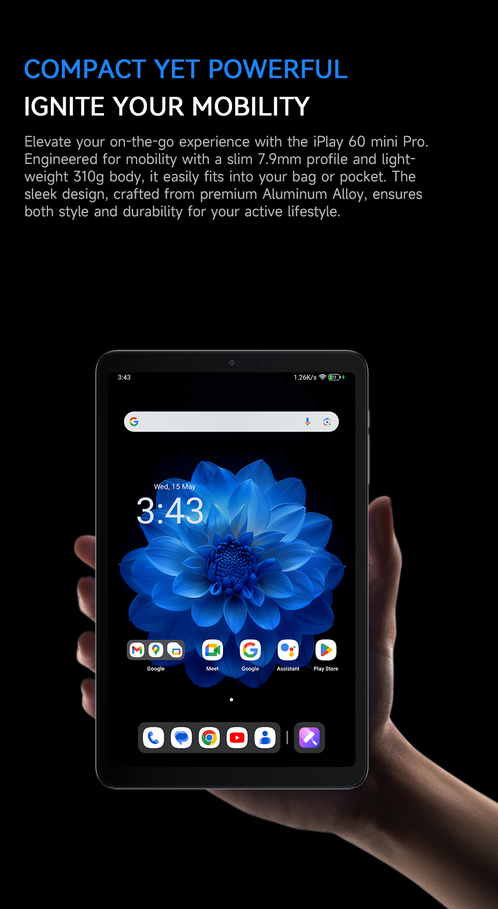NEW RELEASE] ALLDOCUBE iPlay 60 mini Pro 8.4 inch tablet 16GB(8+8
