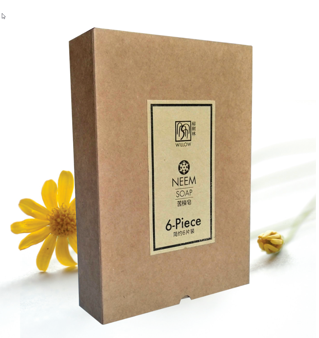 Gambar WILLOW Neem Soap 6 pcs Pack ??????6?? clear acne   antibacterial ??   ??