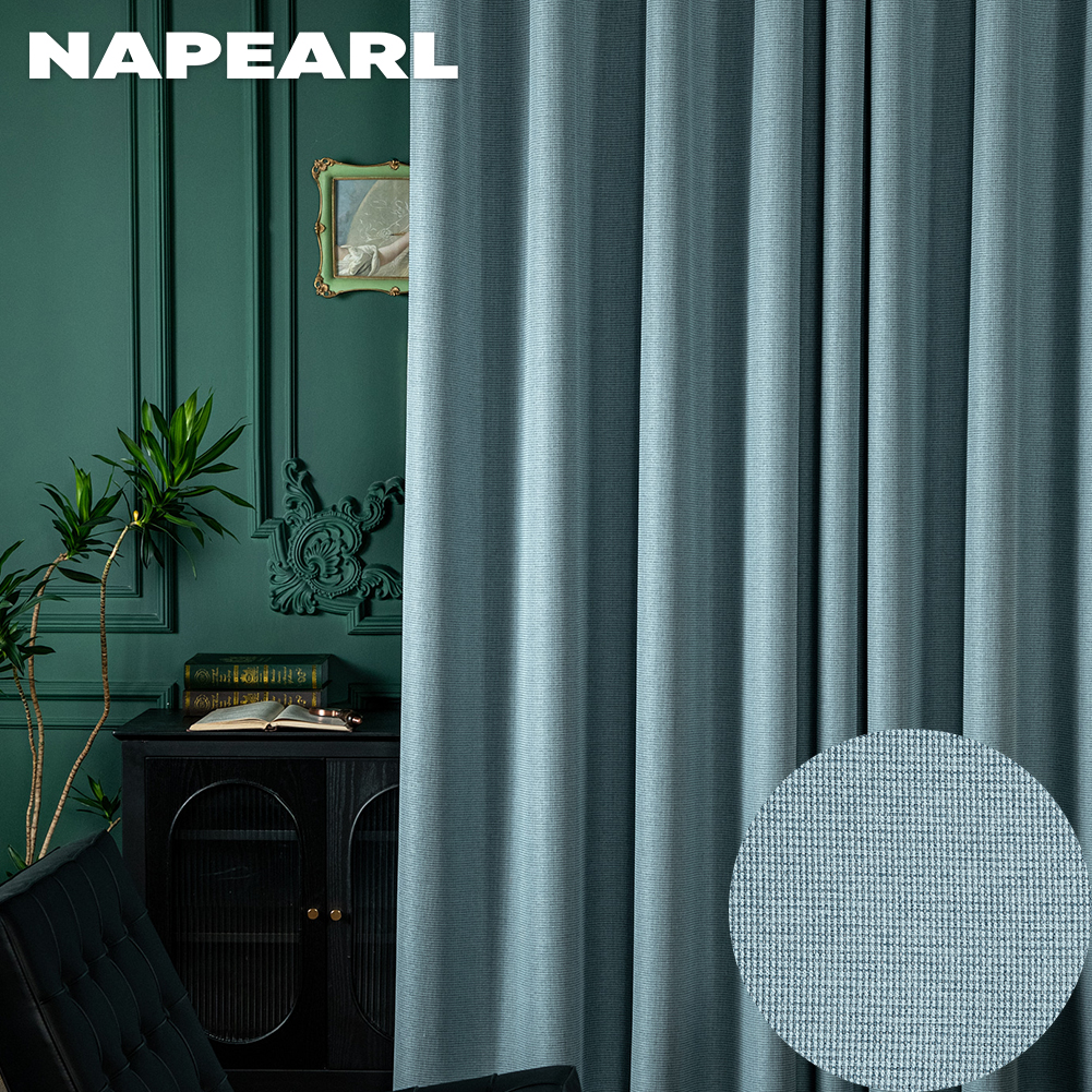 Napearl 70%-80% Blackout Curtain Warm Bright Color Bedroom Balcony Window Universal Curtain 1 Piece ราคา 566 บาท*ส่งฟรี