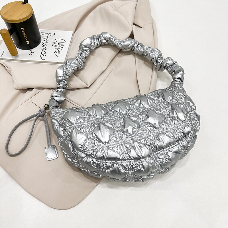 C & K⚡Miễn Phí Vận Chuyển⚡ carlyn soft bag female casual lightweight Túi Kẹp Nách Gấp Gọn Hình Đám M