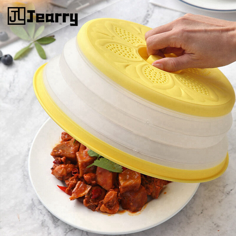 Gambar Jearry Plastic Food Cover Folding Design Food Grade Multifunctional Kitchen Utensils