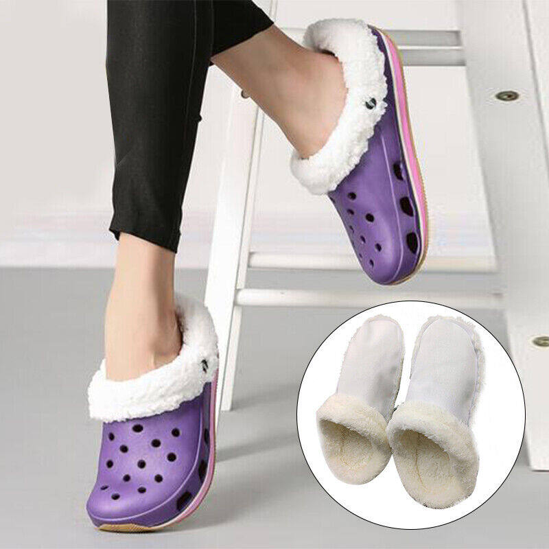 Replacement Crocs Fur Insoles Liners Furry Inserts for Mammoth Crocs Shoes  Clogs | Lazada PH